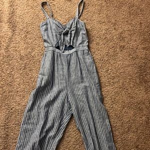 Abercrombie and fitch pin strip jumpsuit